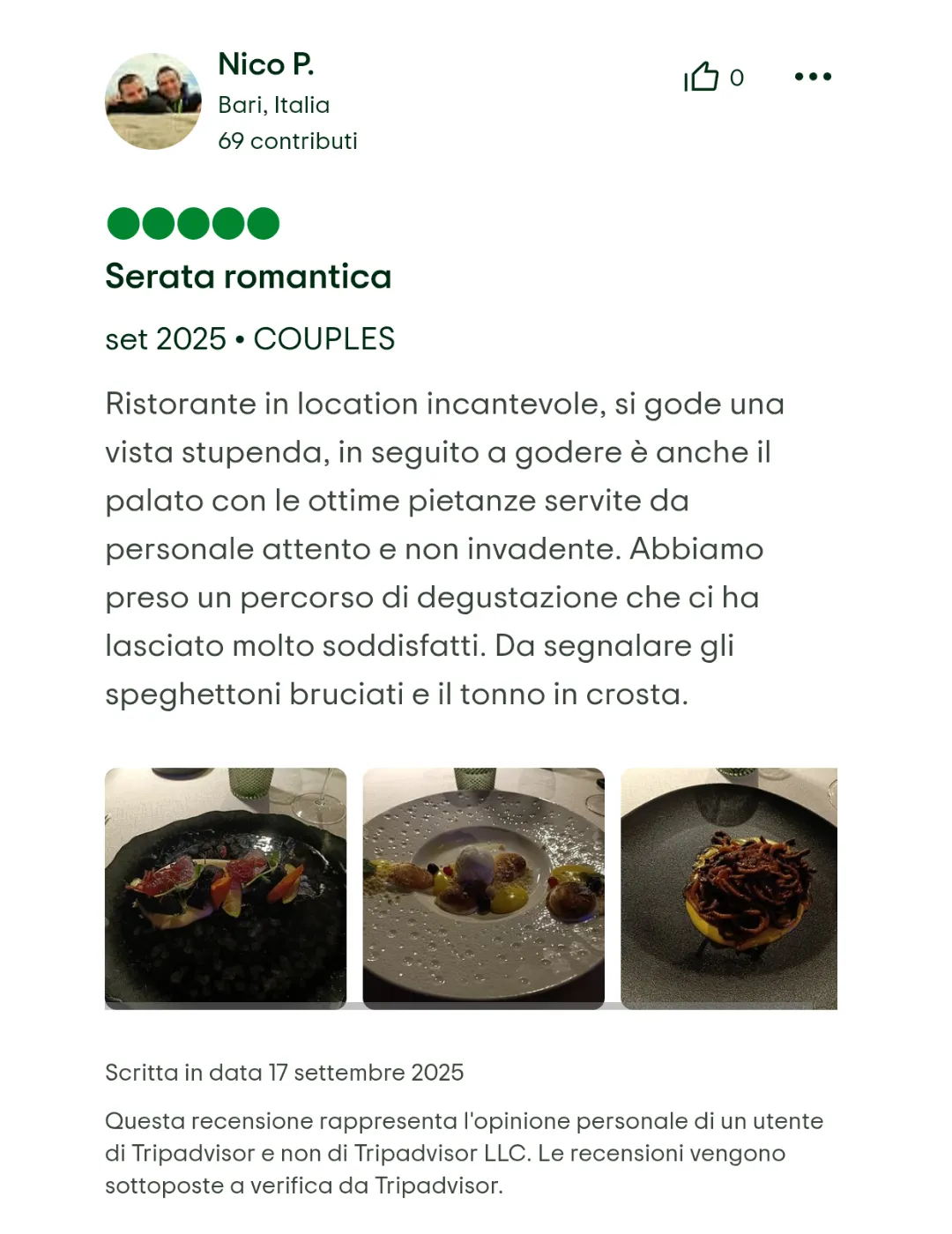Ristorante Romanazzi's Recensione 6